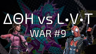 FIRST WAR WITH 60FPS  ΔΘH vs L•V•T  WAR 9  SEASON 53  MCOC [upl. by Eberto]