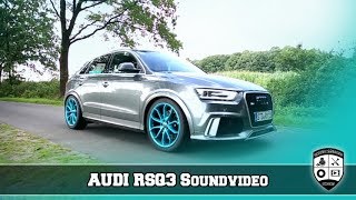 Audi RSQ3 Sound Schubabschaltung 5 Zylinder Tfsi RS Q3 by Unique Boostards [upl. by Christoforo]