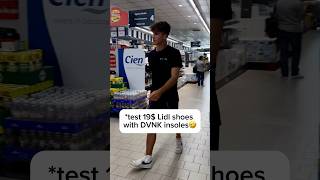 Testing the 19 Lidl shoes with DVNK ÉLITE carbon fiber insoles🤣 dvnk carbonfiber basketball [upl. by Gertie]