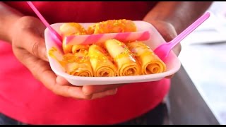 Mango Roll Recipe  Indian Sweet Dessert [upl. by Therine]