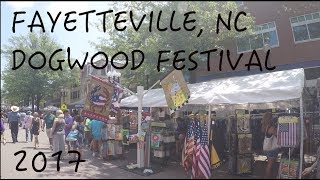 Fayetteville Dogwood Festival in North Carolina Spring 2017 [upl. by Gratt840]