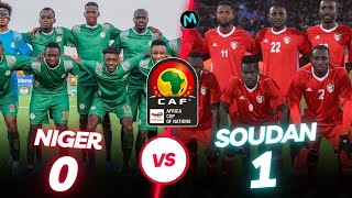 NIGER 0 VS SOUDAN 1  ELIM CAN MAROC 2025 [upl. by Bonnice]