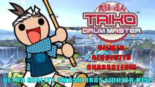 ULTRA REALITY SMASH BROS Fighter 157 Tetsuo Taiko Drum Master [upl. by Eirual]