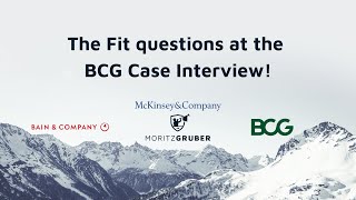 The Fit questions at the BCG Case Interview [upl. by Adalbert332]