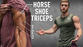 How To Grow quotHorseshoequot Triceps By Changing Arm Positions Technique Explained [upl. by Ferino]