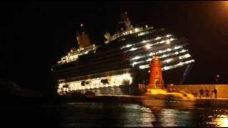 Costa Concordia momento dell impatto  VIDEO ORIGINALE [upl. by Imar]