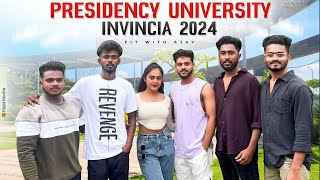 INVINCIA 2024  PRESIDENCY UNIVERSITY BANGALOREIN TELUGU presidencyuniversity bangalore [upl. by Enttirb]