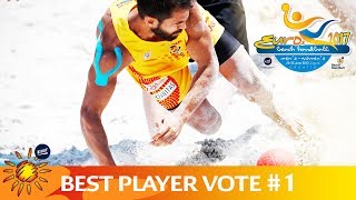 Vote for your favourite player  Beach Handball EURO 2017 [upl. by Outhe]