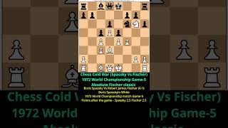 05 Chess Cold WarRobert James Fischer Vs Boris Spassky 1972 Chess Championship Game5Classy Fischer [upl. by Derek960]