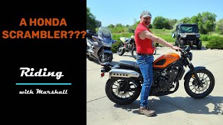 Honda Scrambler SCL500 Review [upl. by Neneek]