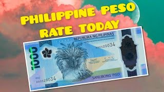 Philippine Peso PHP Exchange Rate Today  011124 [upl. by Odravde]