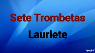 Sete Trombetas  Lauriete  PlayBack Com Letras [upl. by Gerianna]