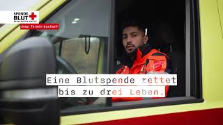 Der Sanitäter sagt Spende Blut beim DRK [upl. by Fessuoy]