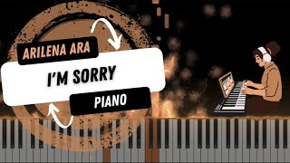 Arilena Ara  Im Sorry NëntoriNovember is a nightmare Piano version [upl. by Navac]