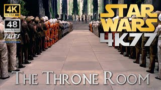 STAR WARS 4K77 The Throne Room Remastered to 4K48fps UHD [upl. by Lockwood275]