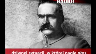 Pierwsze nagranie Józefa Piłsudskiego stoję przed dziwaczną trąbą Archiwum Polskiego Radia [upl. by Boyse]