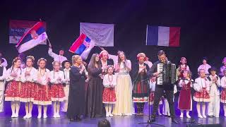 “VESELI SE SRPSKI RODE”  koncert Danice Crnogorčević u Parizu [upl. by Hnirt392]