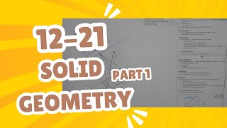 EGD Solid Geometry Gr11 Page 1221  IGO Vaste Liggame [upl. by Minardi]