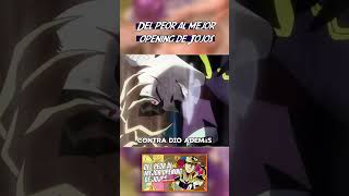 DEL PEOR AL MEJOR OPENING DE JOJOS PARTE 8  Jojos Bizarre Adventure jojo anime shorts [upl. by Hanley290]