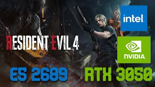 Xeon 2689  RTX 3050  Resident Evil 4 Remake [upl. by Golda460]