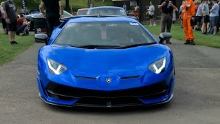 LAMBORGHINI AVENTADOR SVJ SENDS IT AT THE STEELEFORD HILL CLIMB 4K [upl. by Muirhead]