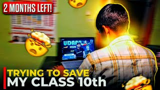 Trying To Save My Class 10th 🙄 Class 10th Study Vlog 2 Months Left For BOARDS  Anurag Only Study [upl. by Sidon723]