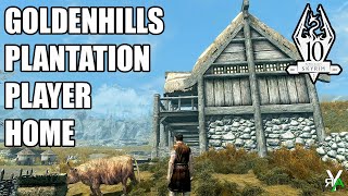 Xbox Skyrim AE GOLDENHILLS PLANTATION Player Home Showcase [upl. by Gypsy]