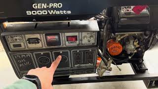 Gen Pro 9000 2 cylinder diesel generator [upl. by Ylera]