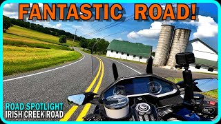 Fantastic Road Spotlight Irish Creek Road Curvy amp Twisty [upl. by Garlaand]