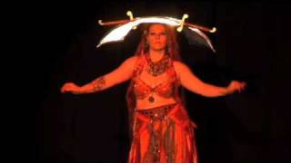 Double swordscimitar bellydance by Nisaa Shuvani [upl. by Kawai700]