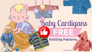 Free Baby Cardigan Knitting Patterns  Roundup Youll Love Knitting [upl. by Annahavas]