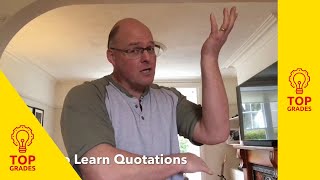 How to Learn Quotes for English Literature 6 Easy Ways Mr Salles [upl. by Jamey]