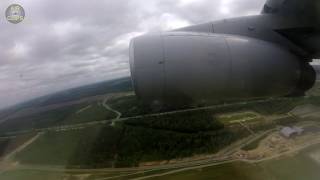 RARE Ilyushin IL76 Passenger View during Takeoff AirClips [upl. by Reta]