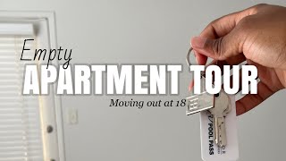 ARTIST MOVES OUT AT 18  THIS CAN BE YOU IN 2 MONTHS  EMPTY APARTMENT TOUR  HOW I DID IT [upl. by Nois]