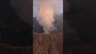 Indonesia🇮🇩Bromo Volcano Romantic Encounter between Volcano and Sea Cloudsshorts travel nature [upl. by Hiroshi647]