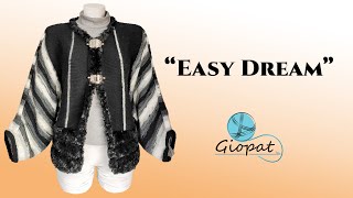 Giaccacardigan ai ferri con pelliccia quotEasy dreamquot  TUTORIAL [upl. by Phalan]