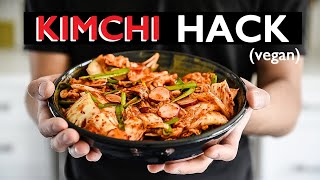 FASTEST Kimchi Recipe you will EVER MAKE  EASY HOW TO VEGAN RECIPES 김치 [upl. by Pepillo93]