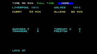 Football Director for the BBC Micro [upl. by Nairdad]