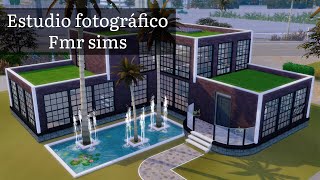 Estudio de fotografía  Los Sims 4  Speed Build [upl. by Ahsilem]