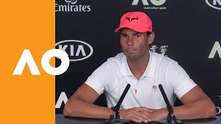 Rafael Nadal quotI lost against a great opponentquot  Australian Open 2020 Press Conference QF [upl. by Elwee]