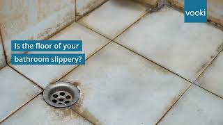 How To Clean Bathroom Taps Tiles Floor amp Faucets  Vooki Tough Limescale Remover [upl. by Ventura]