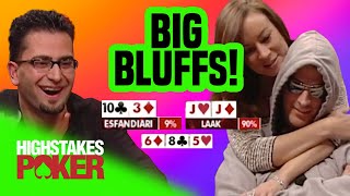 Antonio Esfandiari Bluffs Mike Matusow amp Phil Laak  High Stakes Poker [upl. by Marston]