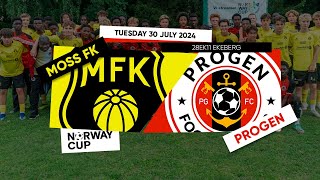 MOSS FK VS PROGEN  BOYS 16  GROUP 8  NORWAY CUP  FULL MATCH REPLAY  30072024 [upl. by Hgielrac]