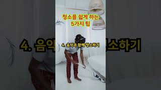 청소를 쉽게 하는 5가지 팁 청소꿀팁 [upl. by Eilatan]