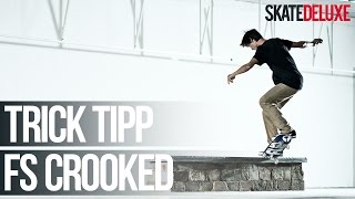 Skateboard Trick Tipp Frontside Crooked Grind  DeutschGerman  skatedeluxe [upl. by Cestar418]