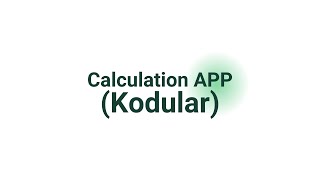 Calculation APP Kodular [upl. by Acalia]