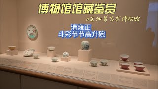 清雍正斗彩节节高升碗 芝加哥艺术博物馆 Chicago Art Institute DOUCAI  4K超高清 博物馆馆藏鉴赏 5 [upl. by Abram]