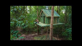 Construir la Más Hermosa Selva de Bambú de la Casa de la Villa por la Antigua Habilidad [upl. by Chew]