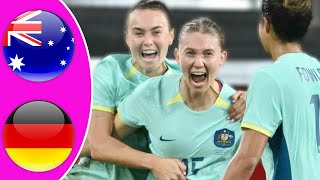 Australia vs Germany Highlights  Womens International Friendly 2024 [upl. by Tildi469]