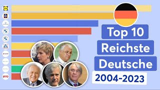 Top 10 Reichste Deutsche 20042023 [upl. by Jesus]